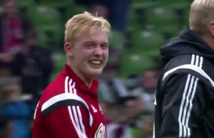 Julian Brandt nach dem Sieg gegen Bremen (Screenshot)